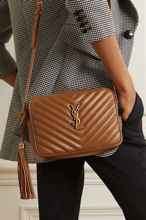 tan ysl purse|ysl quilted crossbody bag.